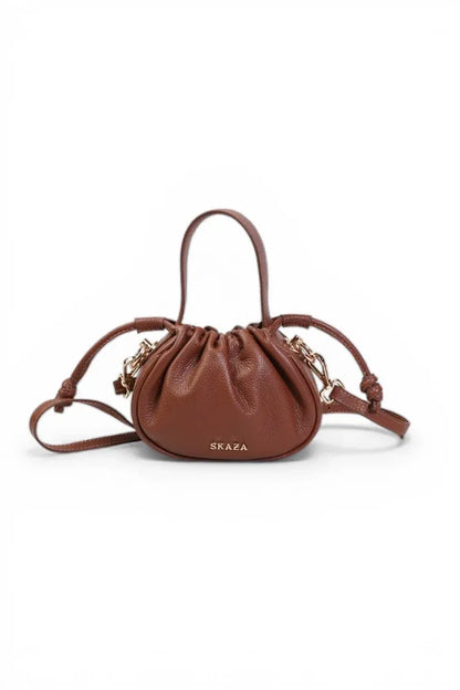SKAZA Leather Pouch Handbag