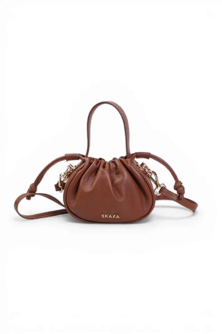SKAZA Leather Pouch Handbag