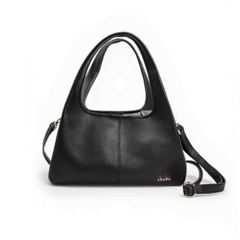 Skaza Black Hobo Handbag