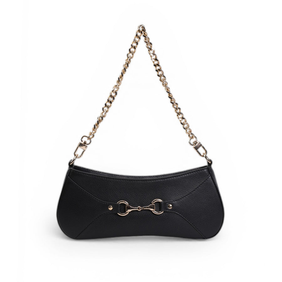 Skaza Black Statement Shoulder Bag