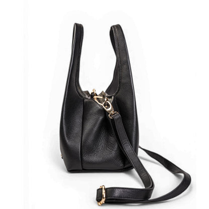 Skaza Black Hobo Handbag