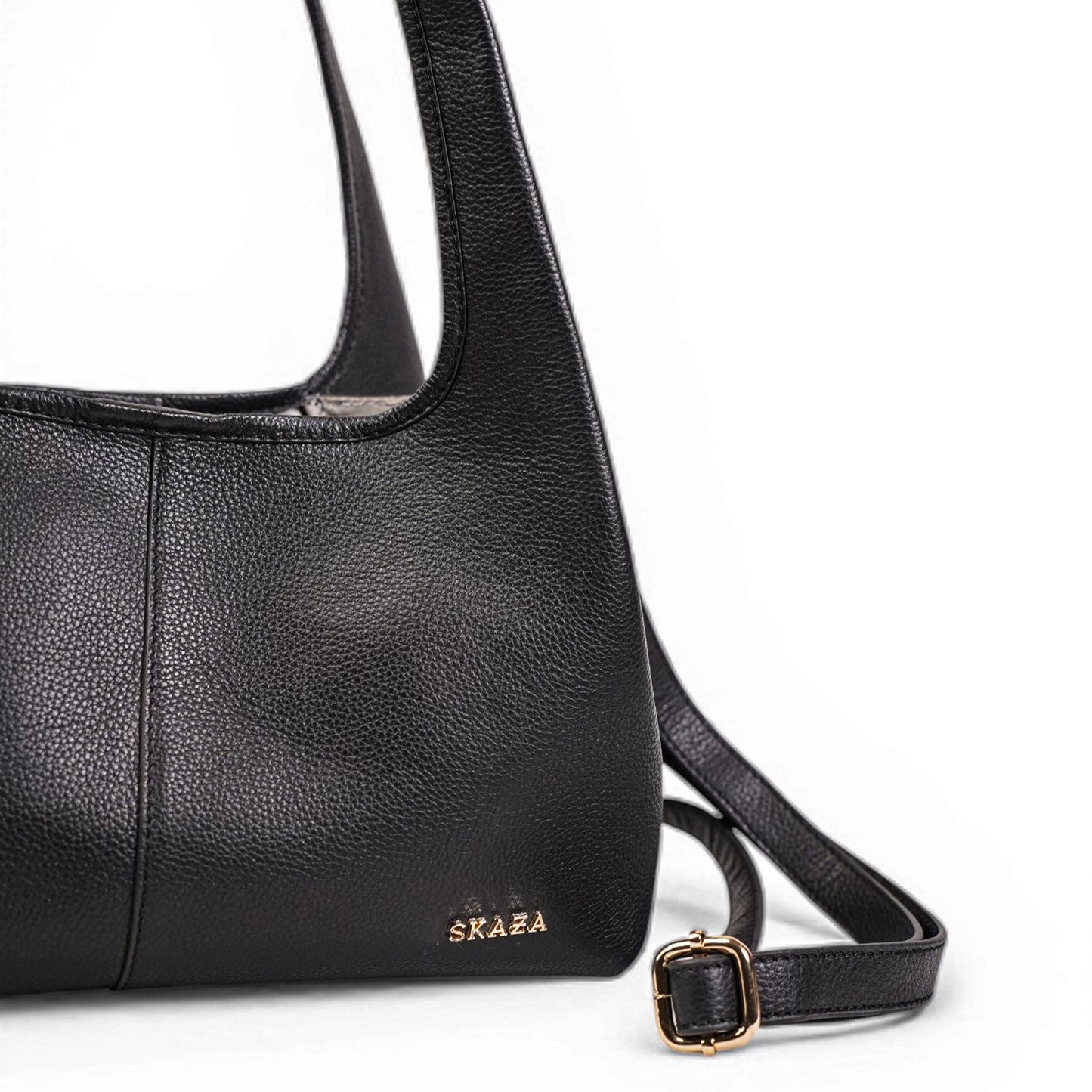 Skaza Black Hobo Handbag