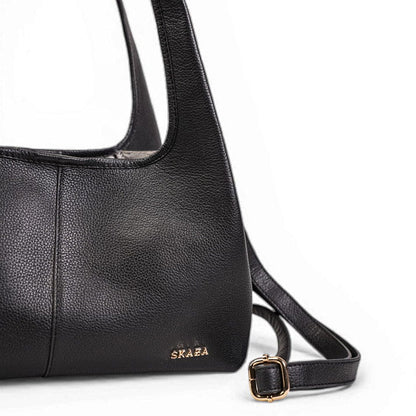 Skaza Black Hobo Handbag