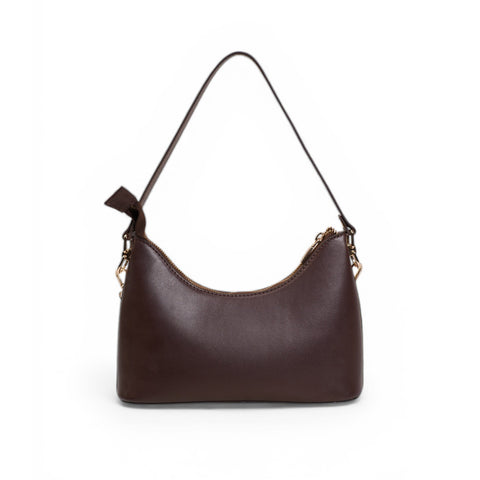 Skaza Chocolate Leather Shoulder Bag